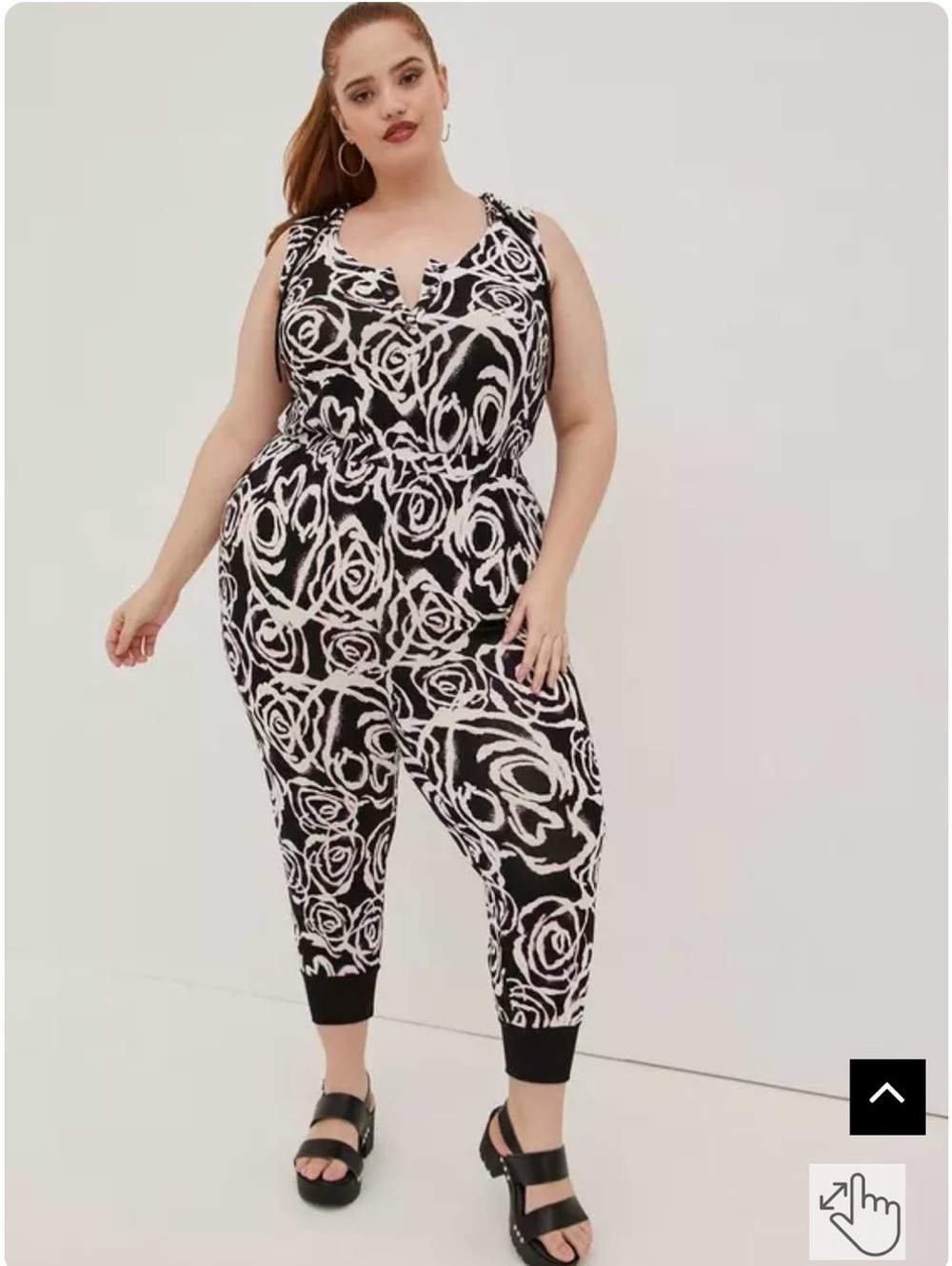 Torrid LoveSick Super Soft Spray Paint Hooded Jumpsuit Plus Size 2X NWT